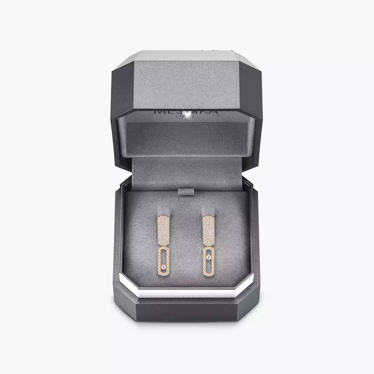 [Max Jewelry]Imperial Move SM Diamond Earrings