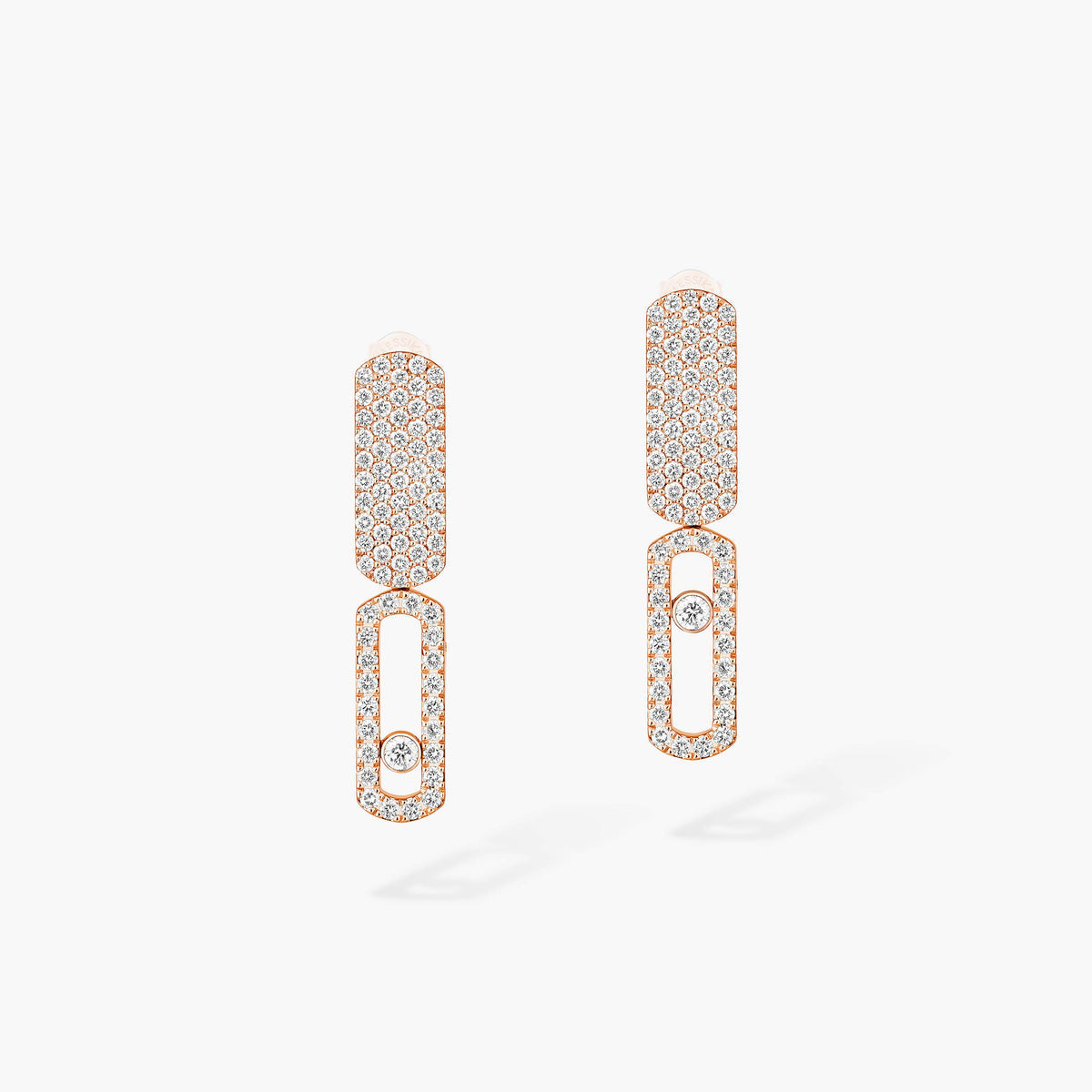 [Max Jewelry]Imperial Move SM Diamond Earrings