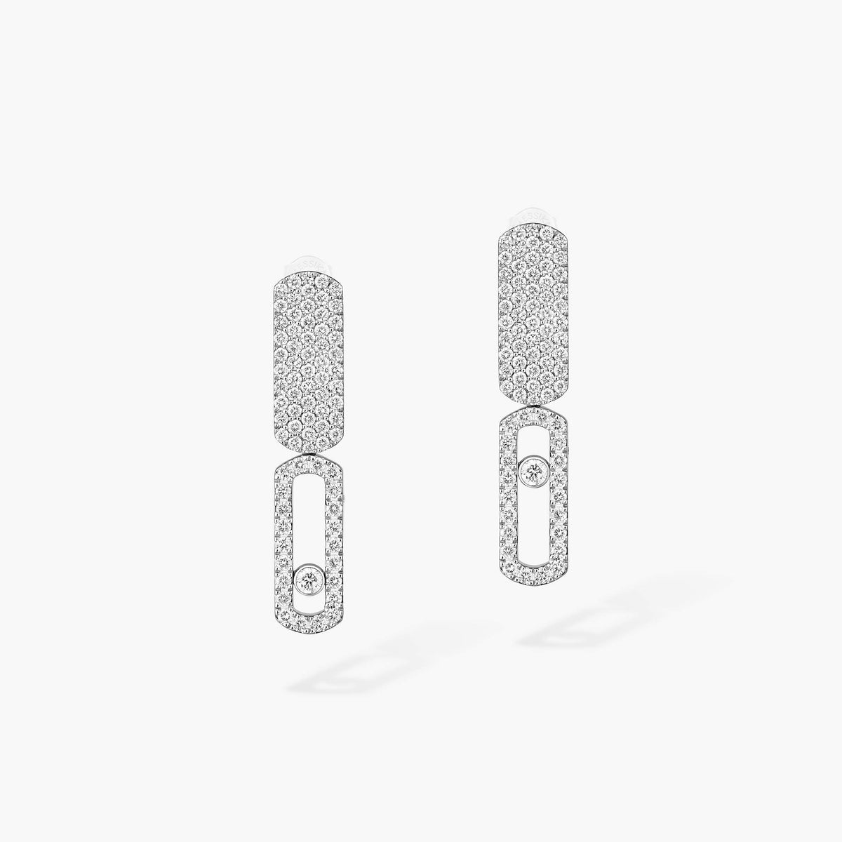 [Max Jewelry]Imperial Move SM Diamond Earrings