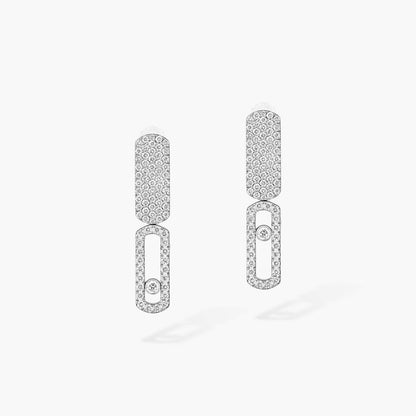 [Max Jewelry]Imperial Move SM Diamond Earrings