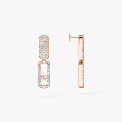 [Max Jewelry]Imperial Move SM Diamond Earrings