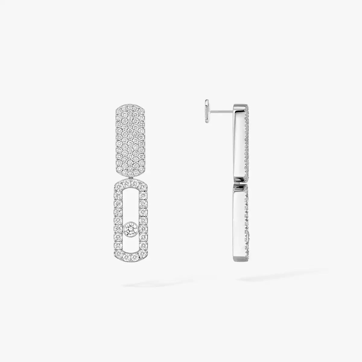 [Max Jewelry]Imperial Move SM Diamond Earrings