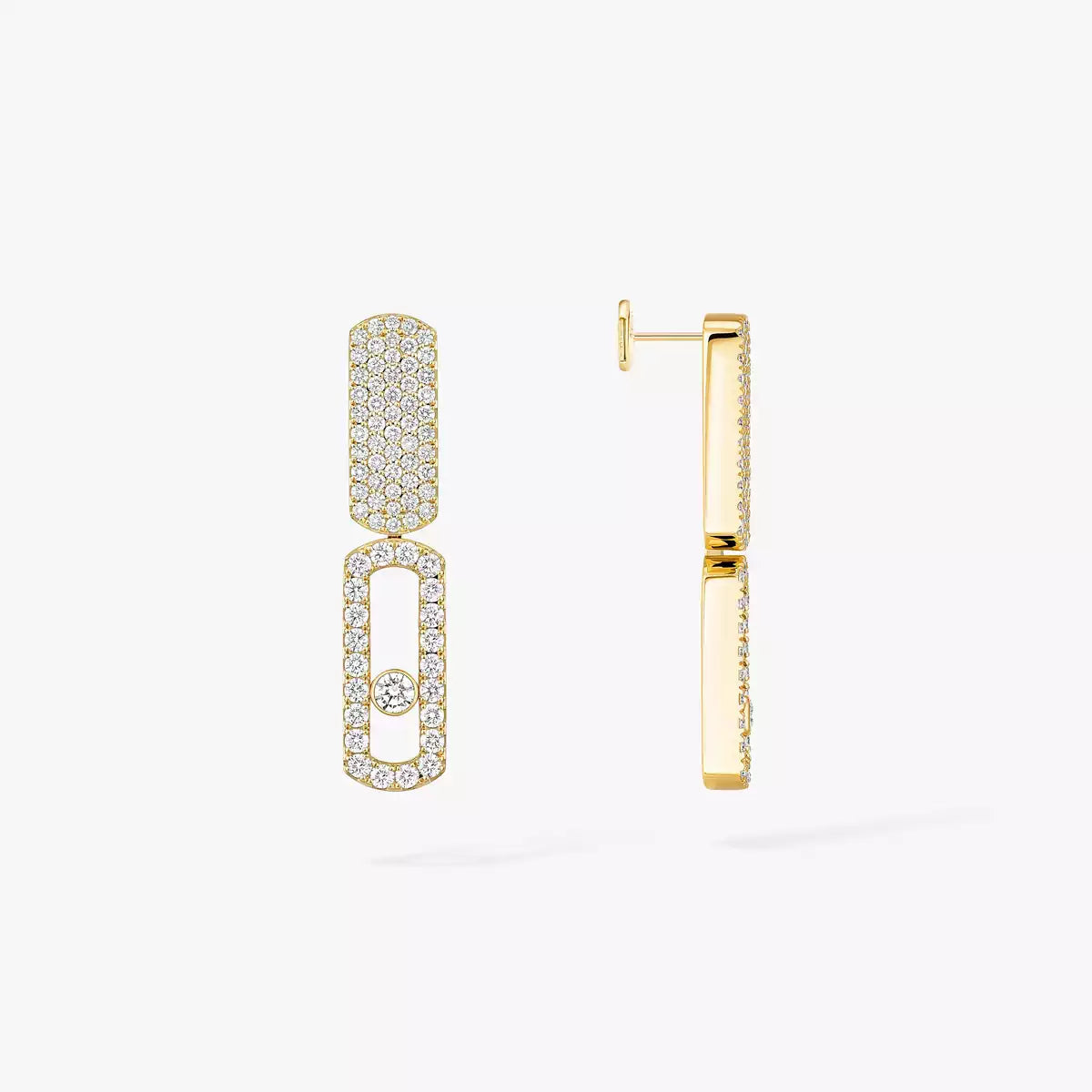 [Max Jewelry]Imperial Move SM Diamond Earrings