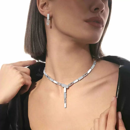 [Max Jewelry]Imperial Move SM Diamond Earrings