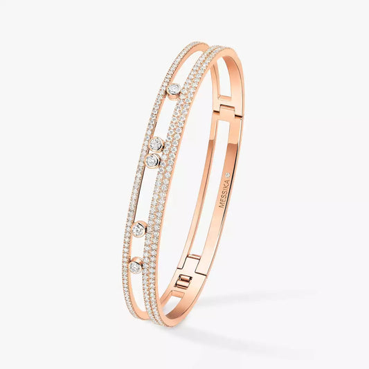 [Max Jewelry]Move Romane pavé bangle