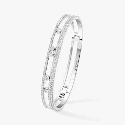 [Max Jewelry]Move Romane pavé bangle