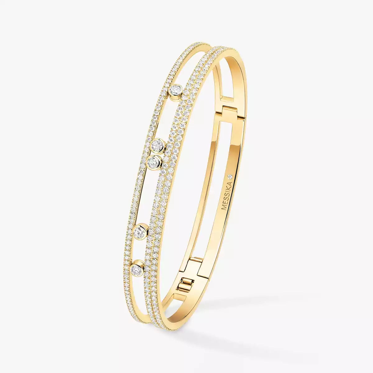 [Max Jewelry]Move Romane pavé bangle