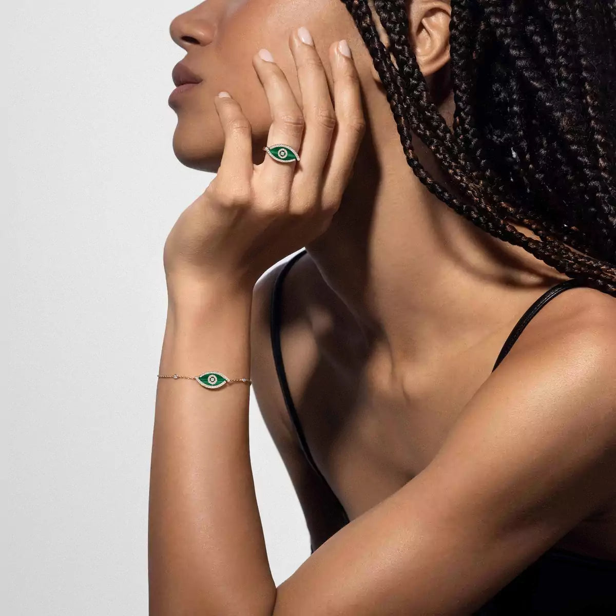 [Max Jewelry]Lucky Eye Diamond Bracelet