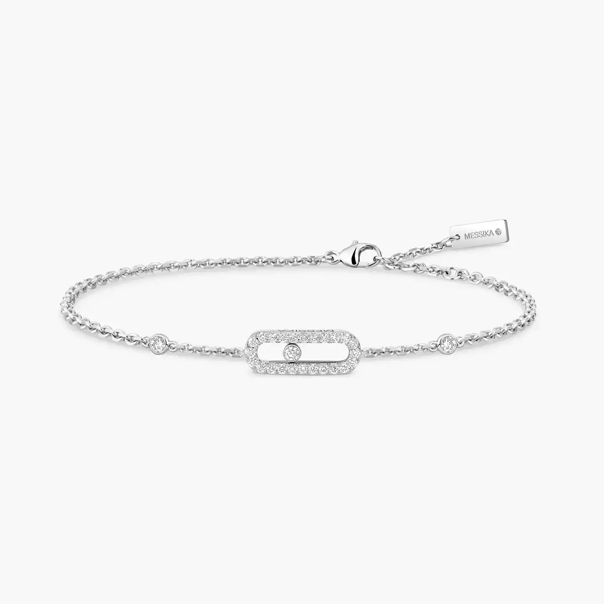 [Max Jewelry]Move Uno Diamond Bracelet