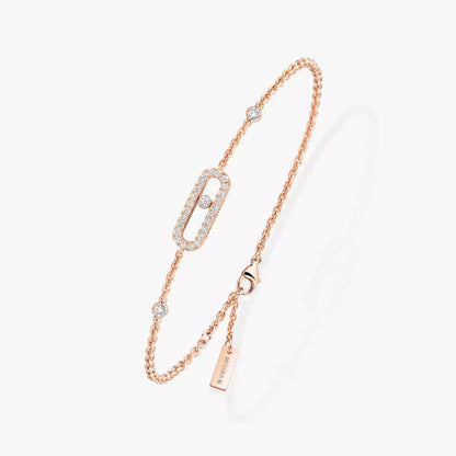 [Max Jewelry]Move Uno Diamond Bracelet