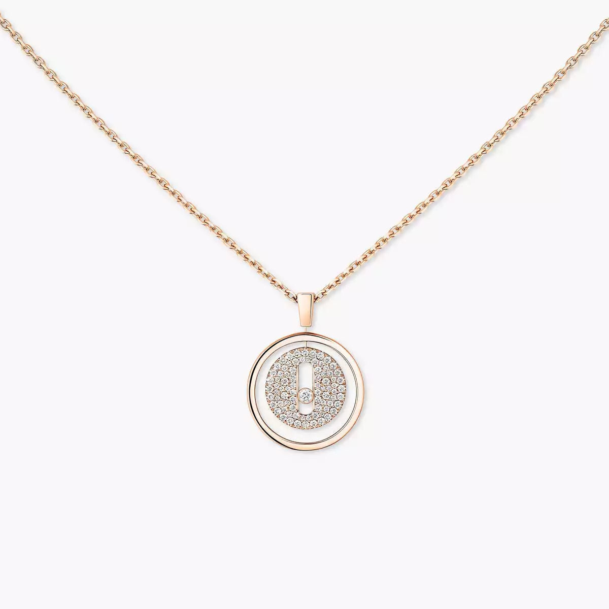 [Plus&Max] Lucky Move Diamond Necklace