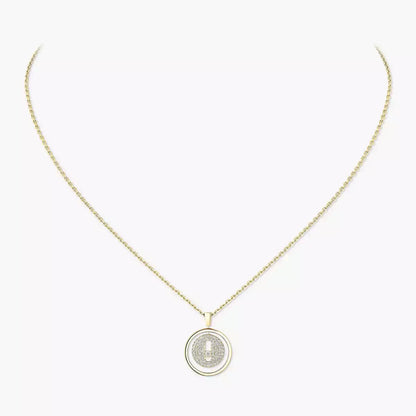 [Plus&Max] Lucky Move Diamond Necklace