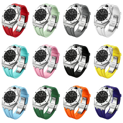 [Plus&Max]Royal Oak Pop Exclusive Steel Case & Silicone Strap With Cradle