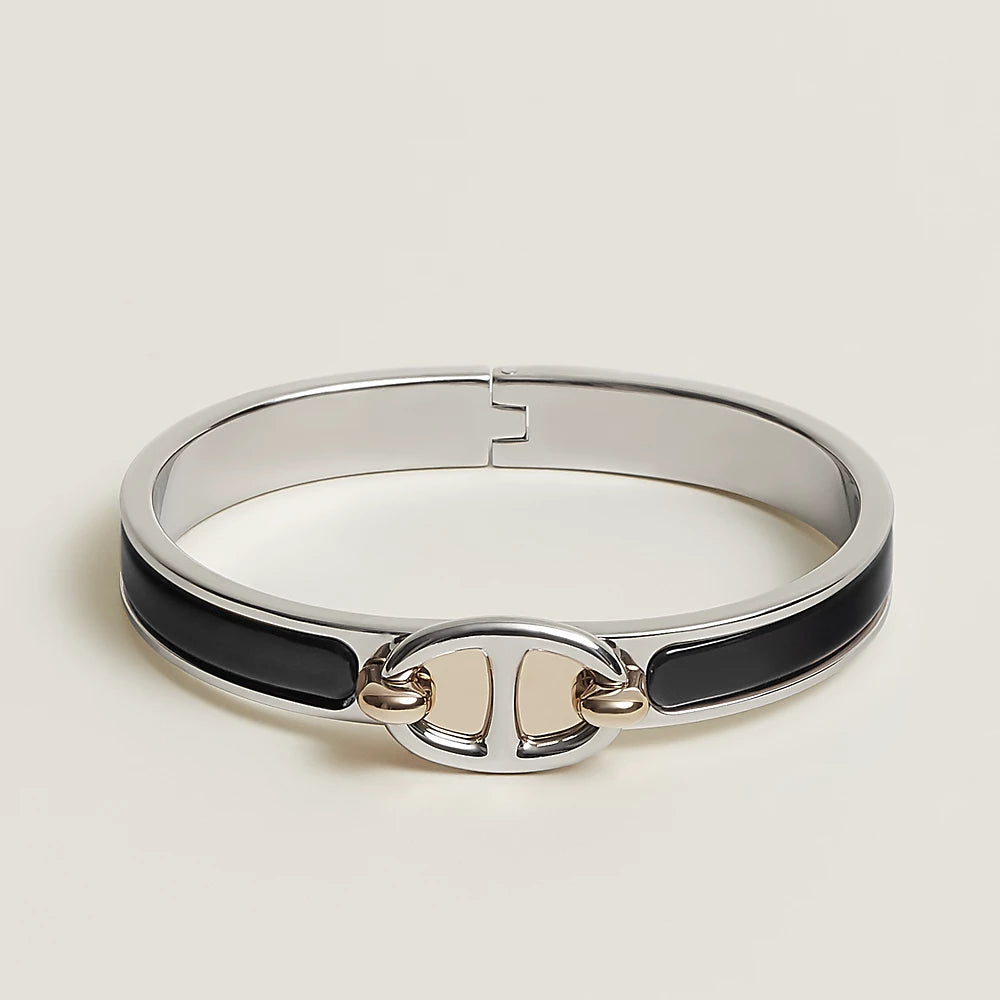 [Max Jewelry ]CLIC CHAINE SILVER BRACELET