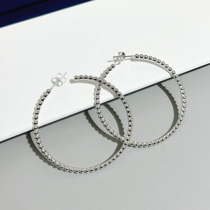 [Max Jewelry] SMOOTH BEAD STUD EARRINGS