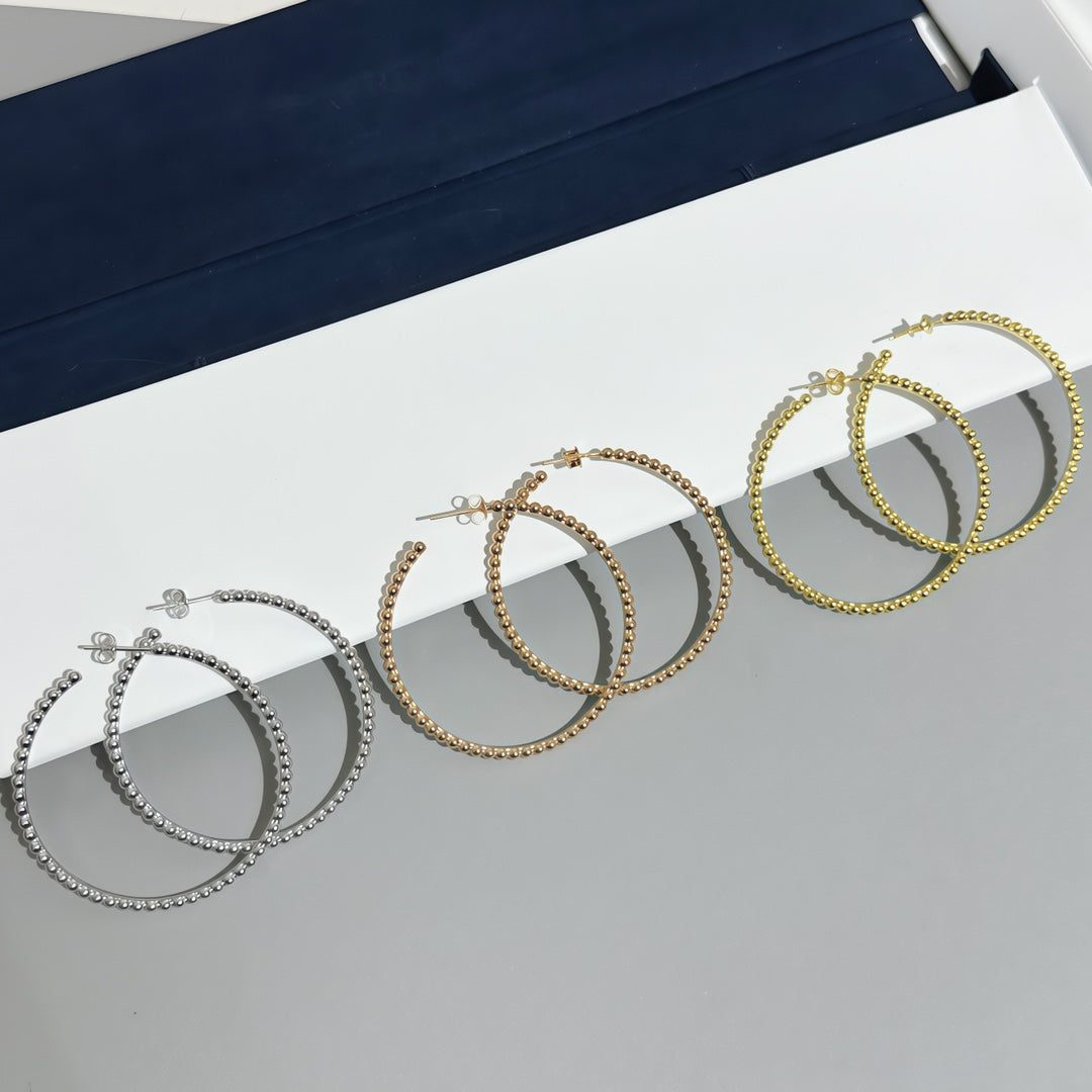 [Max Jewelry] SMOOTH BEAD STUD EARRINGS