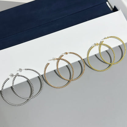 [Max Jewelry] SMOOTH BEAD STUD EARRINGS