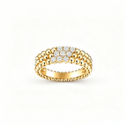 [Plus&Max] THREE-ROW DIAMOND RING