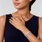 [Plus&Max] THREE-ROW DIAMOND RING