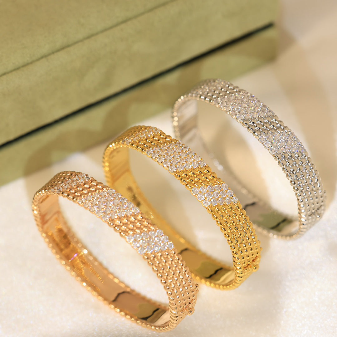 [Max Jewelry]  FIVE-ROW DIAMOND BRACELET