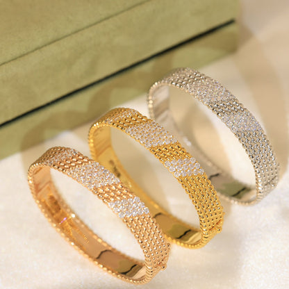 [Max Jewelry]  FIVE-ROW DIAMOND BRACELET