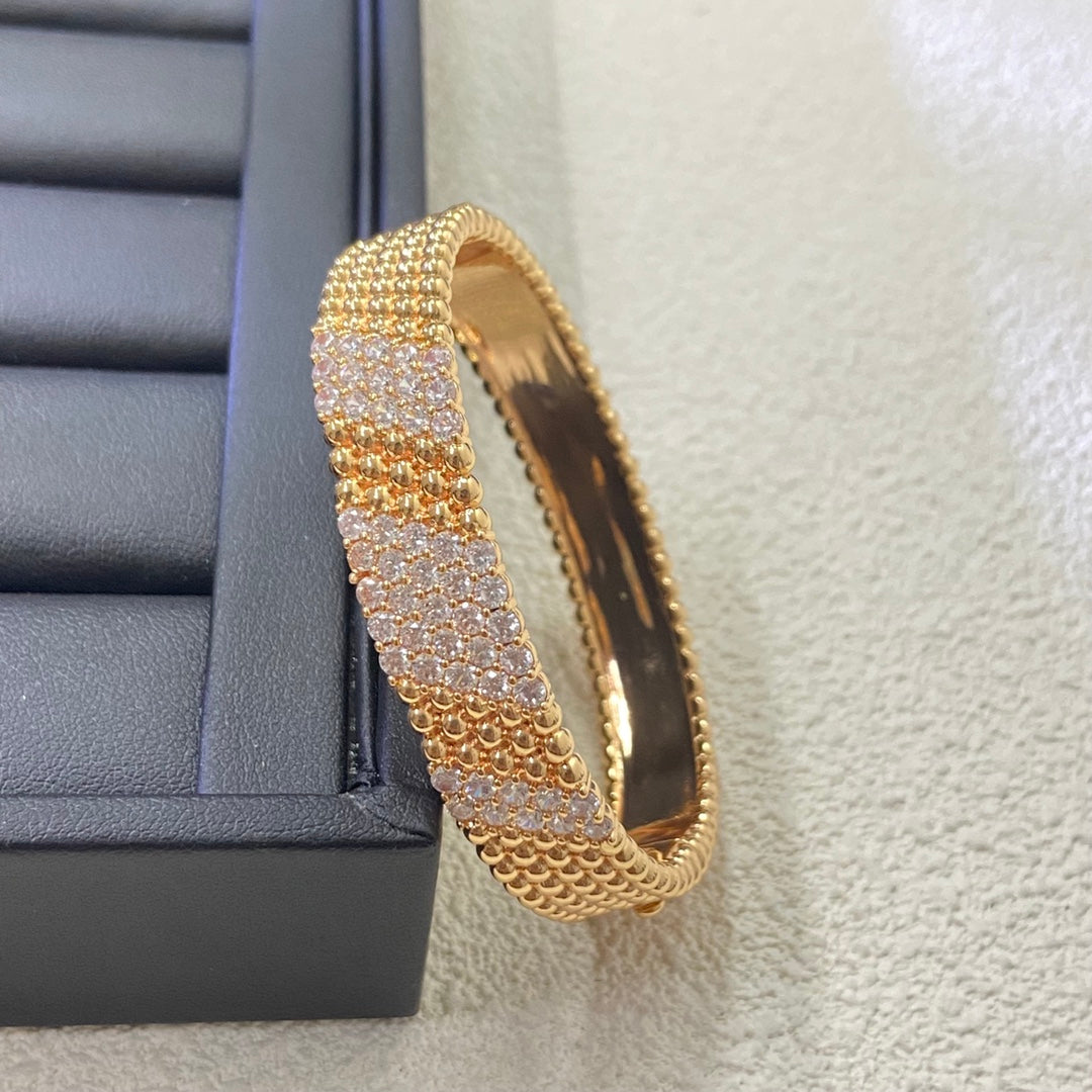 [Max Jewelry]  FIVE-ROW DIAMOND BRACELET