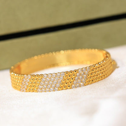 [Max Jewelry]  FIVE-ROW DIAMOND BRACELET