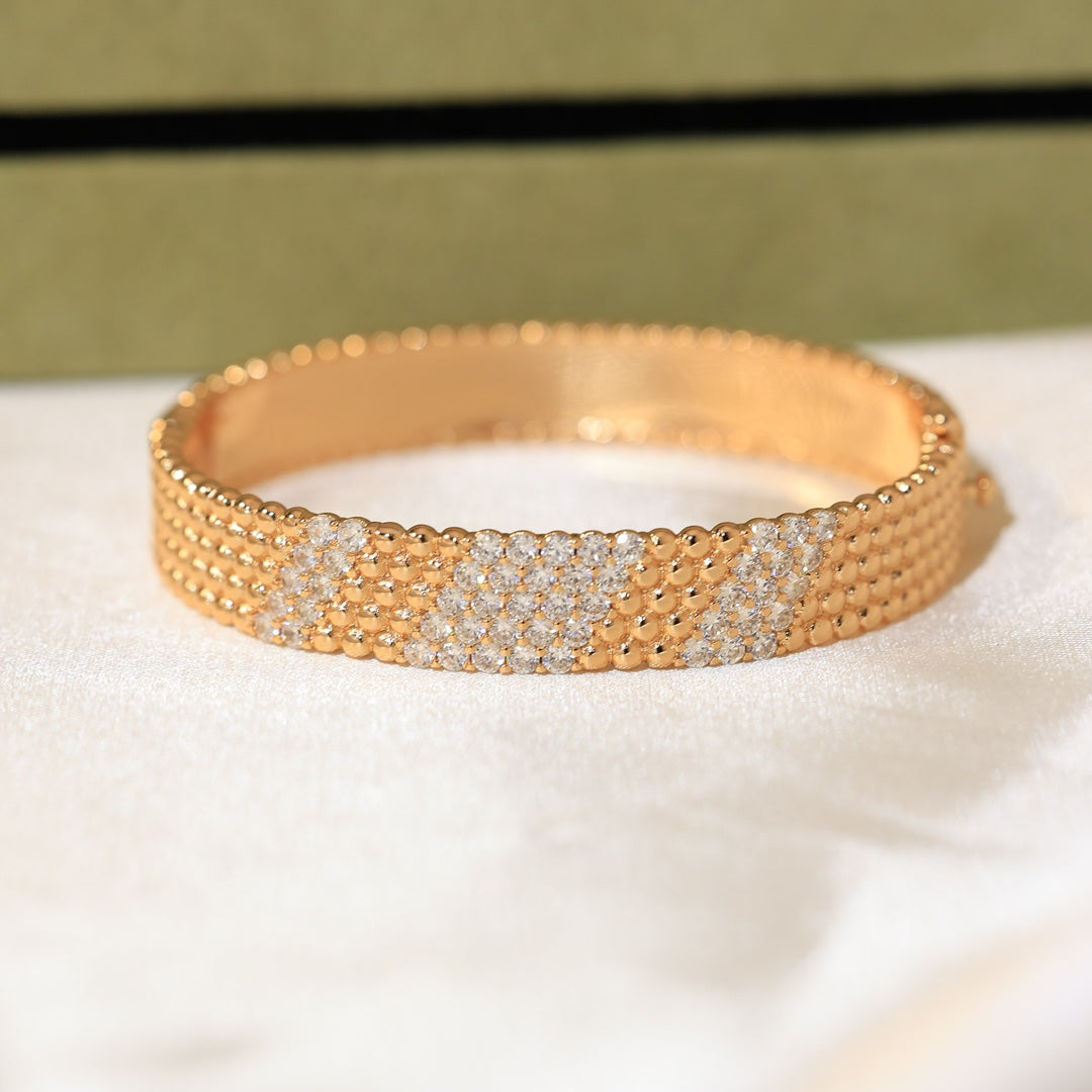 [Max Jewelry]  FIVE-ROW DIAMOND BRACELET