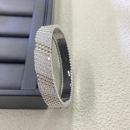 [Max Jewelry]  FIVE-ROW DIAMOND BRACELET