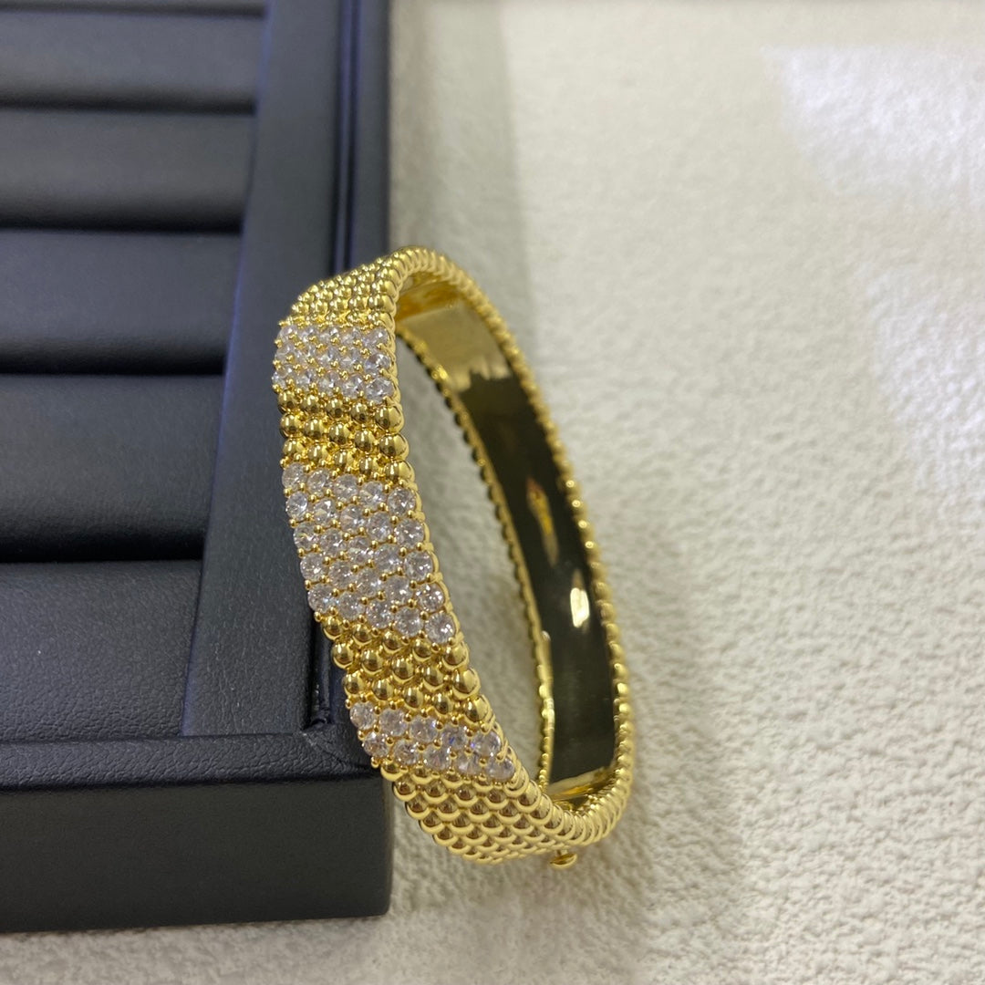 [Max Jewelry]  FIVE-ROW DIAMOND BRACELET
