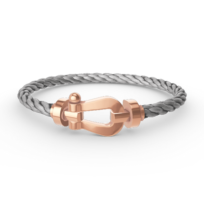 [Max Jewelry ]FORCE LARGE HORSESHOE NO DIAMOND BRACELET ROSE GOLD