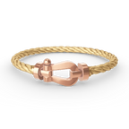 [Plus&Max]FORCE LARGE HORSESHOE NO DIAMOND BRACELET ROSE GOLD