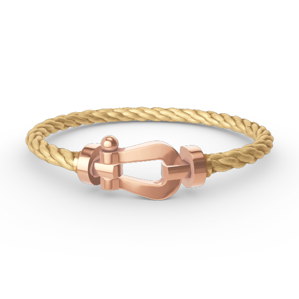 [Max Jewelry ]FORCE LARGE HORSESHOE NO DIAMOND BRACELET ROSE GOLD