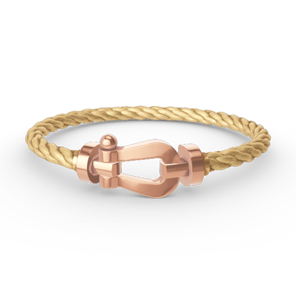 [Max Jewelry ]FORCE LARGE HORSESHOE NO DIAMOND BRACELET ROSE GOLD