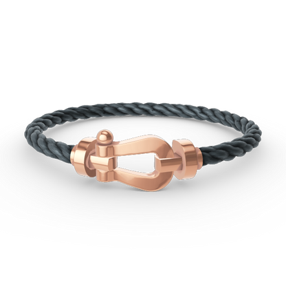 [Max Jewelry ]FORCE LARGE HORSESHOE NO DIAMOND BRACELET ROSE GOLD