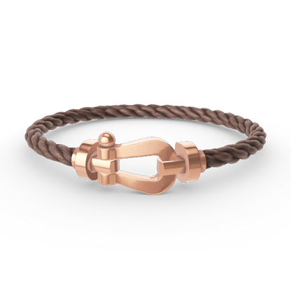 [Max Jewelry ]FORCE LARGE HORSESHOE NO DIAMOND BRACELET ROSE GOLD