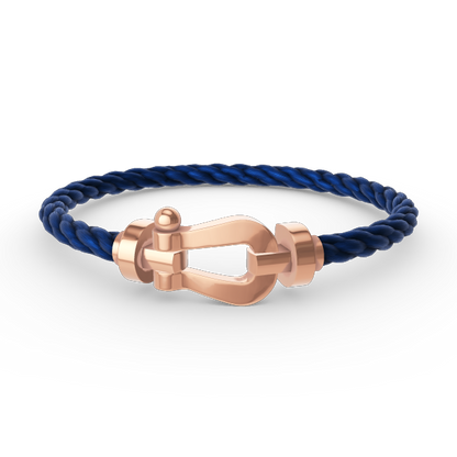 [Max Jewelry ]FORCE LARGE HORSESHOE NO DIAMOND BRACELET ROSE GOLD