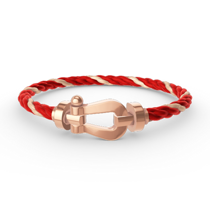 [Max Jewelry ]FORCE LARGE HORSESHOE NO DIAMOND BRACELET ROSE GOLD