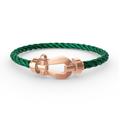 [Max Jewelry ]FORCE LARGE HORSESHOE NO DIAMOND BRACELET ROSE GOLD