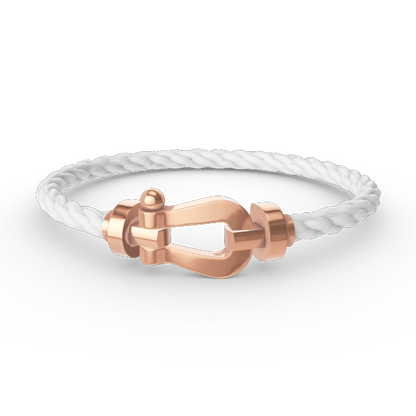 [Max Jewelry ]FORCE LARGE HORSESHOE NO DIAMOND BRACELET ROSE GOLD