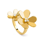 [Plus&Max]CLOVER COMOS GOLD DIAMOND RING