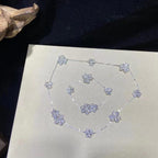 [Plus&Max]FRIVOLE SILVER 5 FLOWERS BRACELET