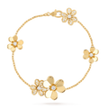 [Plus&Max]FRIVOLE GOLD 5 FLOWERS BRACELET