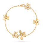 [Plus&Max]FRIVOLE GOLD 5 FLOWERS BRACELET