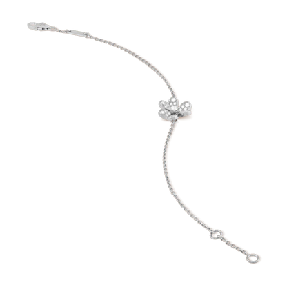 [Max Jewelry ]FRIVOLE SILVER FLOWER DIAMOND BRACELET