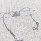 [Plus&Max]FRIVOLE SILVER FLOWER DIAMOND BRACELET