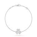 [Plus&Max]FRIVOLE SILVER FLOWER DIAMOND BRACELET