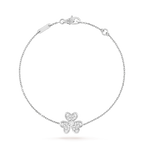 [Plus&Max]FRIVOLE SILVER FLOWER DIAMOND BRACELET