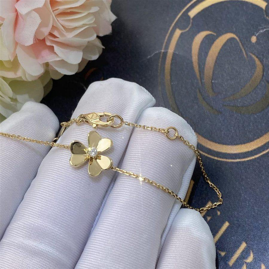 [Max Jewelry ]FRIVOLE GOLD FLOWER BRACELET
