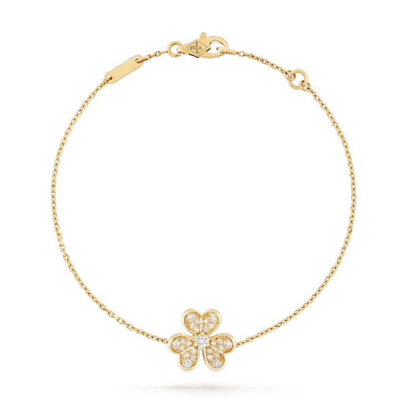 [Plus&Max]FRIVOLE GOLD FLOWER DIAMOND BRACELET